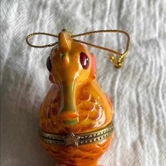 Orange Seahorse Trinket Box - Picture 3 of 5